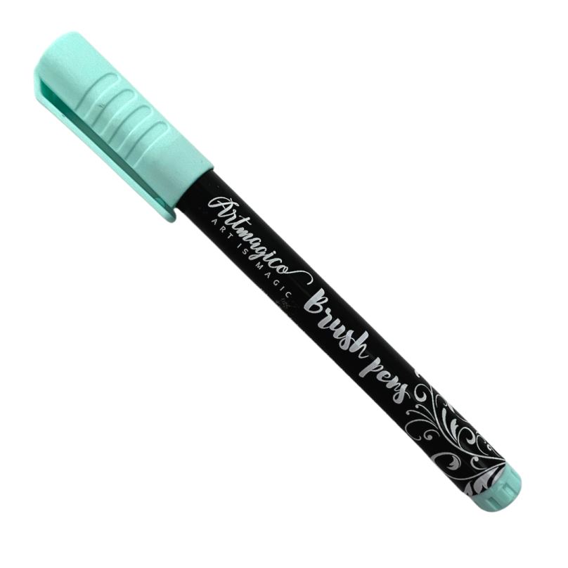 Artmagico Brush pens fixy akrylové Brush peny barvy: Aqua blue