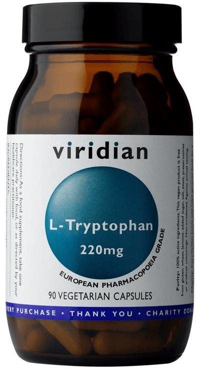 Aminokyseliny Viridian L-Tryptophan 220mg 90 kapslí