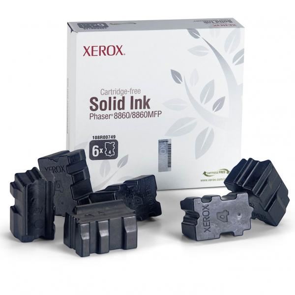 Xerox originální toner 108R00749, black, Xerox Phaser 8860, 6ks, O