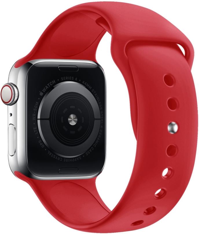 Řemínek Eternico Essential pro Apple Watch 42mm / 44mm / 45mm / Ultra 49mm cherry red velikost S-M