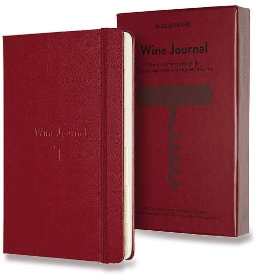 Zápisník Moleskine Passion Journal Wine L, tvrdé desky