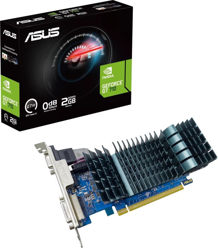 Grafická karta ASUS GeForce GT710-SL-2GD3-BRK-EVO