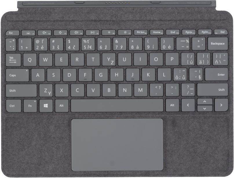 Klávesnice Microsoft Surface Go Type Cover Charcoal - CZ/SK