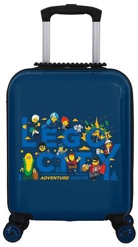 Cestovní kufr LEGO Luggage PLAY DATE 16" - LEGO CITY Awaits