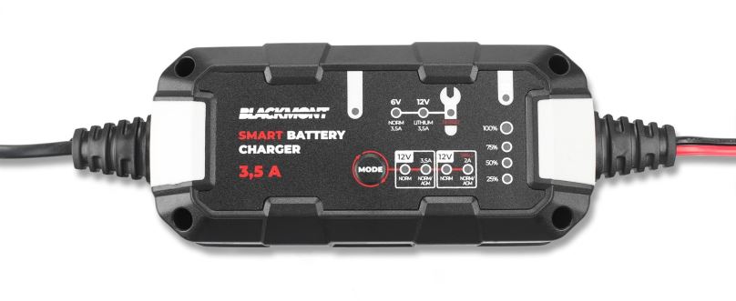 Nabíječka autobaterií BLACKMONT nabíječka baterií 3,5 A