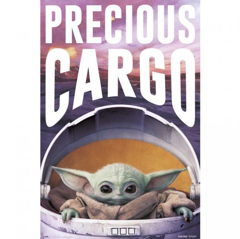 Plakát Star wars - Hvězdné války Tv Seriál The Mandalorian - Precious Cargo - plakát