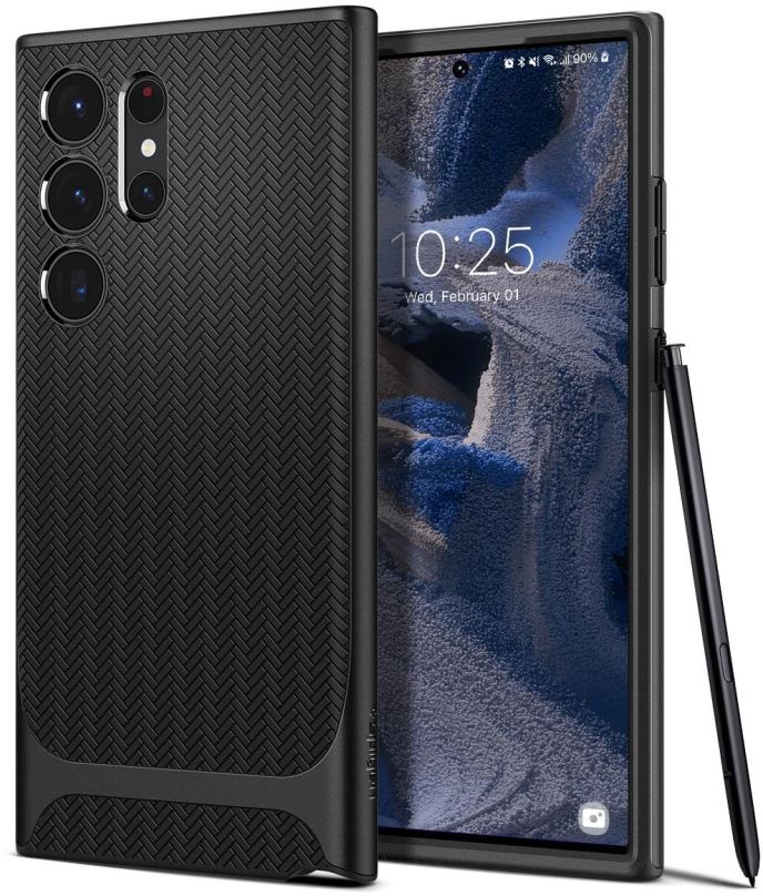 Kryt na mobil Spigen Neo Hybrid Black Samsung Galaxy S23 Ultra