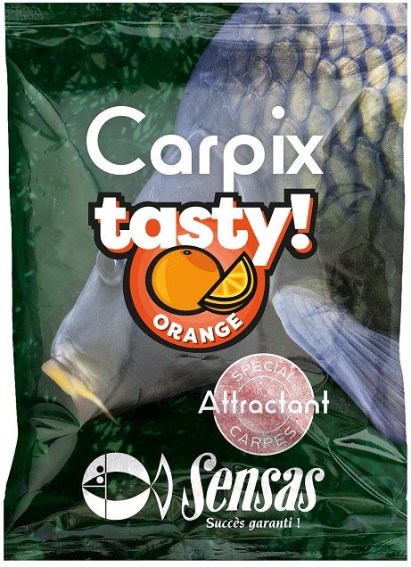 Sensas Posilovač Powder Carp Tasty Orange (pomeranč) 300g