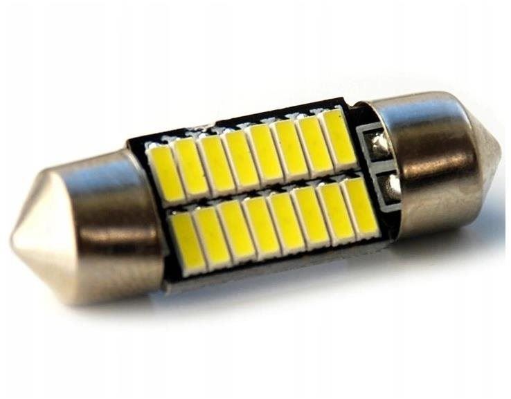 LED autožárovka Rabel 31 mm 16 smd 4014 C3W C5W C10W SV8,5 bílá