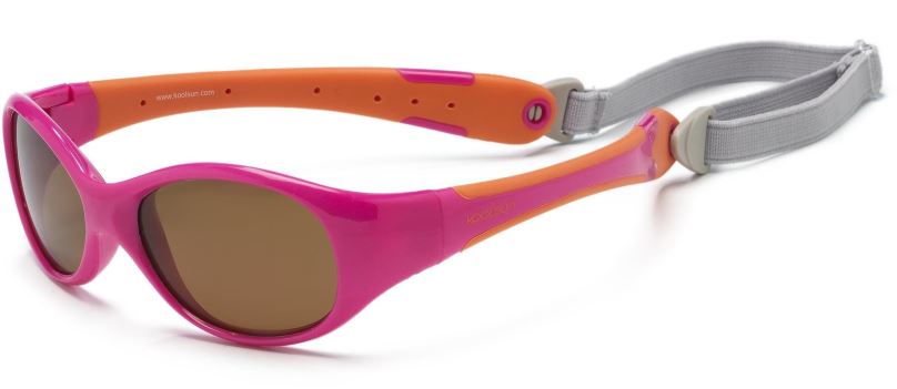 Sluneční brýle Koolsun FLEX Růžová/ Oranžová 0+