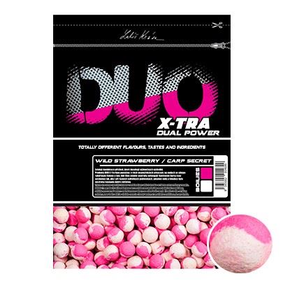 LK Baits Boilies DUO X-Tra Wild Strawberry/Carp Secret 1kg 20mm