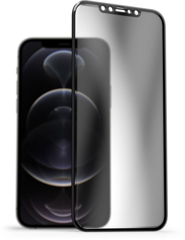 Ochranné sklo AlzaGuard 3D Elite Privacy Glass Protector pro iPhone 12 Pro Max