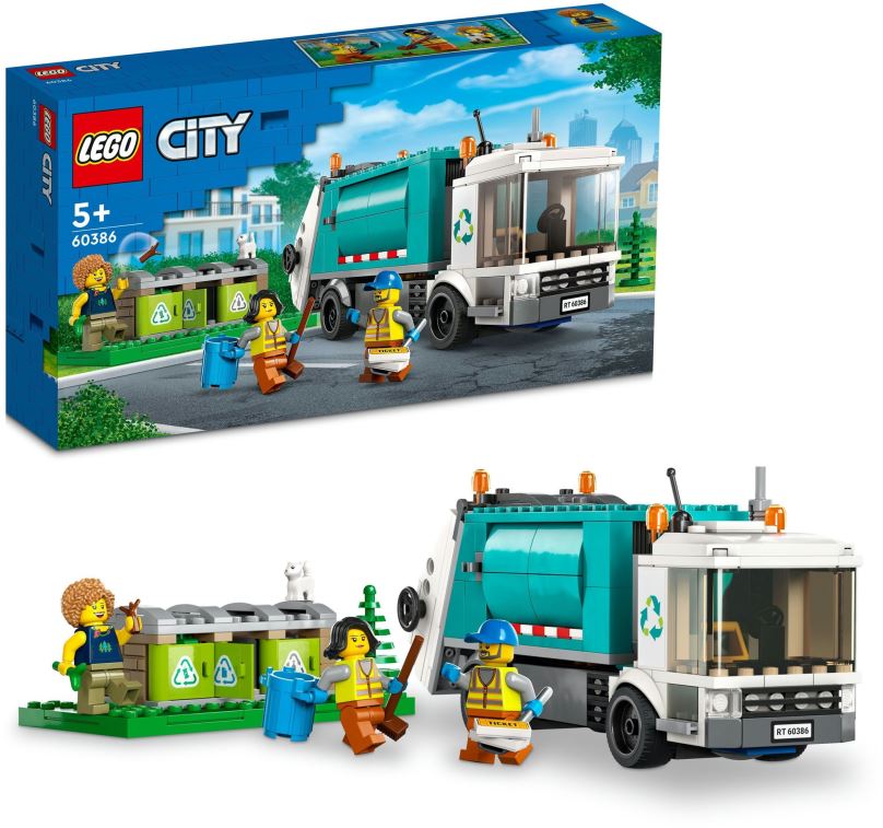 LEGO stavebnice LEGO® City 60386 Popelářský vůz
