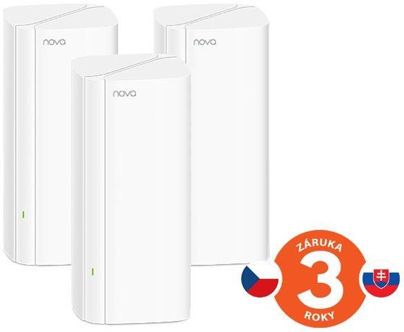 WiFi systém Tenda MX12 (3-pack) Nova Wireless Mesh AX3000 WiFi-6  Router 2976 Mb/s, Gigabit WAN + LAN, VPN, IPv6