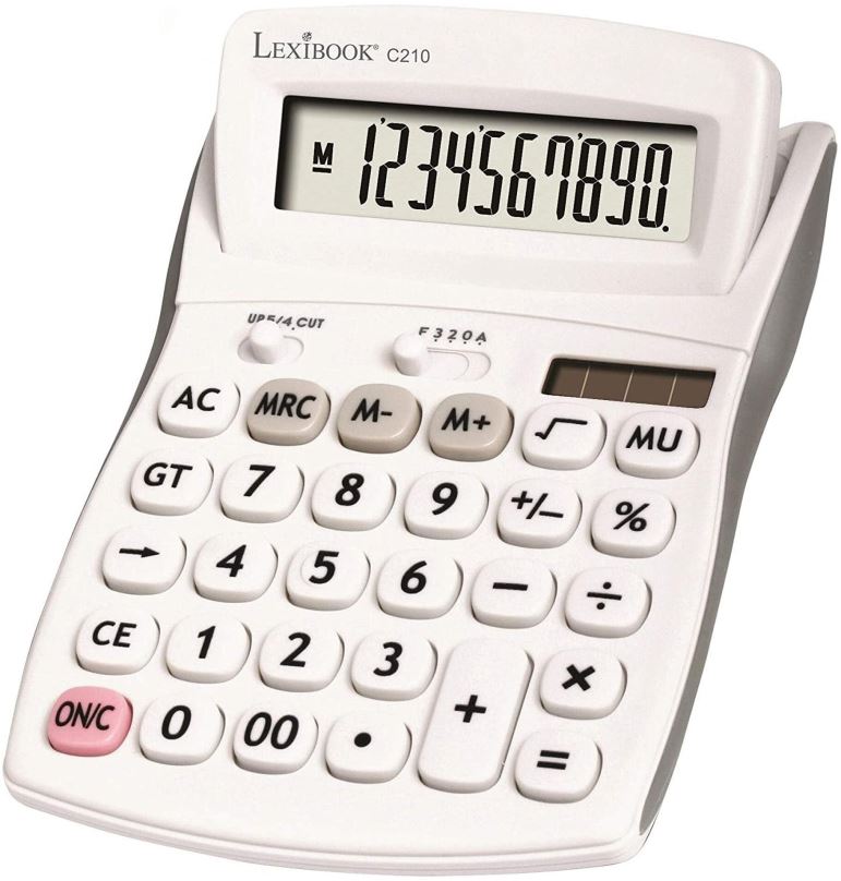 Kalkulačka Lexibook 10 místná kalkulačka s nastavitelným úhlem obrazovky