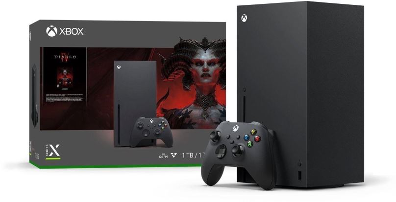Herní konzole Xbox Series X + Diablo IV