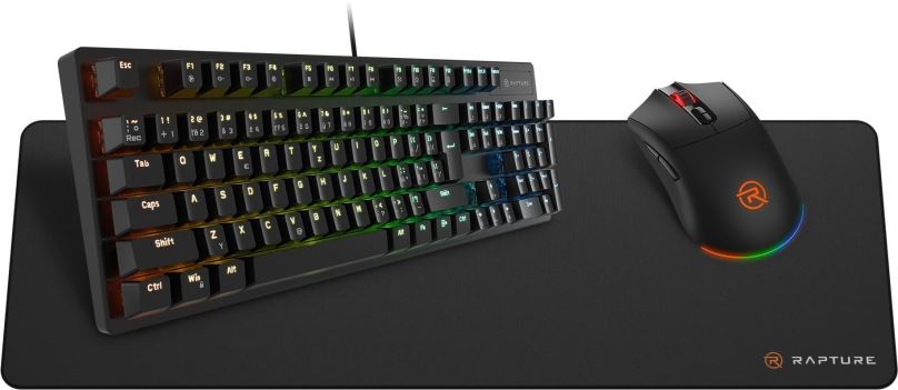 Set klávesnice a myši Rapture ELITE Gaming Set černý