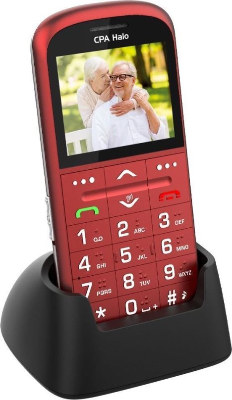 Mobilní telefon CPA Halo 11 Pro Senior červená