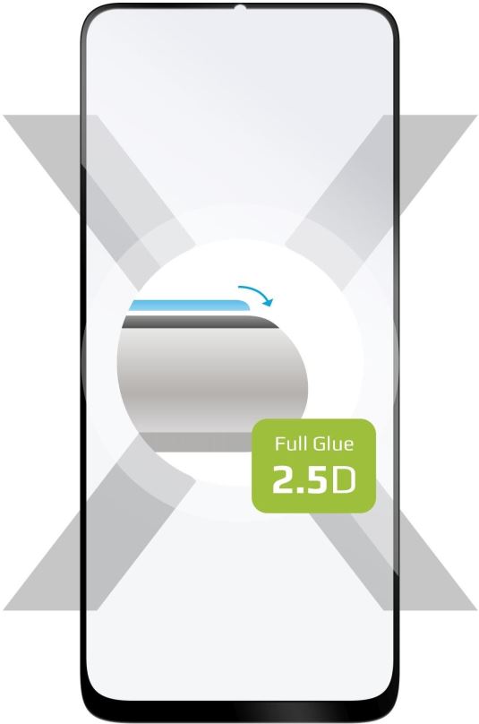 Ochranné sklo FIXED FullGlue-Cover pro Vivo Y52 5G  černé