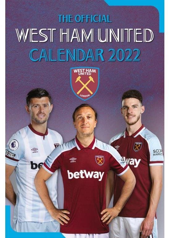 Nástěnný kalendář Kalendář 2022 FC West Ham United