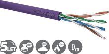 Instalační kabel Solarix CAT5E UTP LSOH Dca-s1,d2,a1 100m/box SXKD-5E-UTP-LSOH