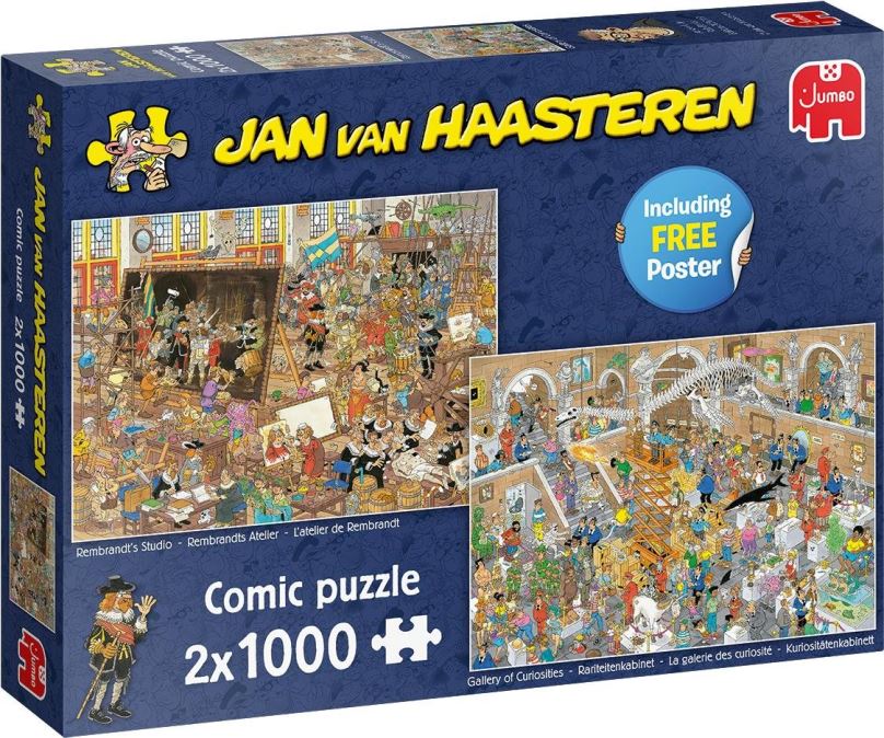 Puzzle Jumbo Puzzle Výlet do muzea 2x1000 dílků