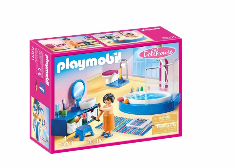 Stavebnice Playmobil Koupelna s vanou
