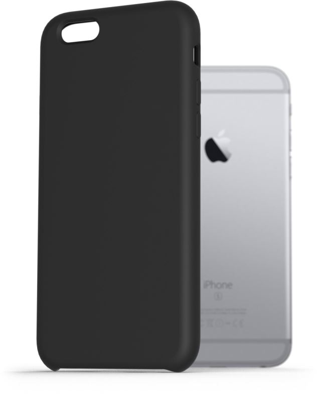 Kryt na mobil AlzaGuard Premium Liquid Silicone Case pro iPhone 6 / 6s černé