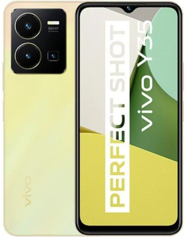 Mobilní telefon Vivo Y35 8+256GB zlatá