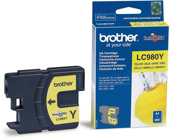 Cartridge Brother LC-980Y žlutá