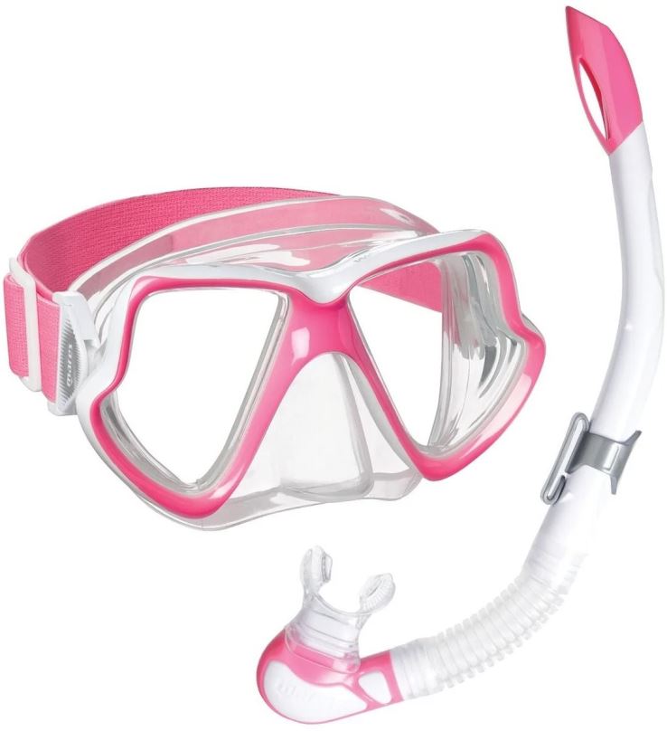 Potápěčská sada Mares Potápěčský set maska a šnorchl Wahoo, neon růžová