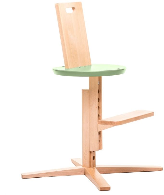 Jídelní židlička FROC jídelní židle Olivově zelená