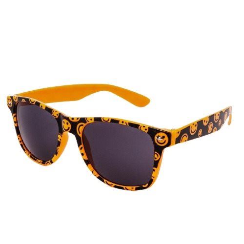 Sluneční brýle OEM Sluneční brýle Nerd smajlík oranžové