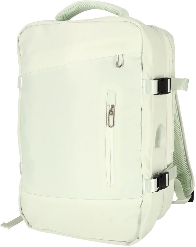 Batoh KIK KX4109 Cestovní batoh na notebook, rozšiřitelný, 26–36 l, USB, zelený
