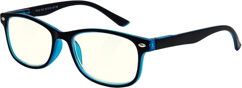 Brýle na počítač GLASSA Blue Light Blocking Glasses PCG 030, +2,00 dio, černo modré