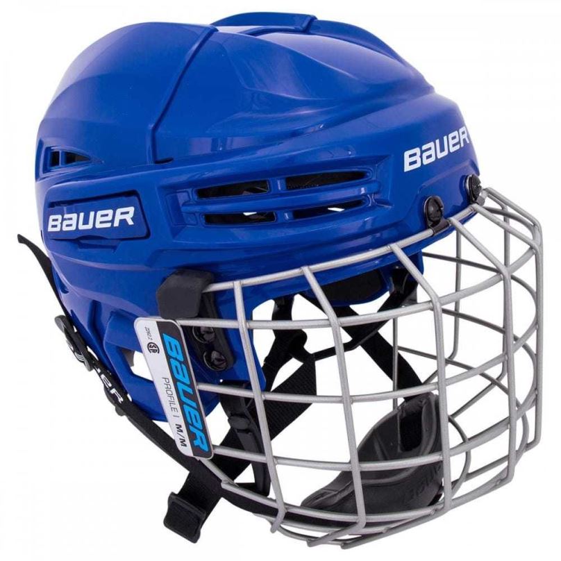 Hokejová helma Bauer IMS 5.0 Combo 2019 SR, bílá, Senior, vel. L, 56-60cm