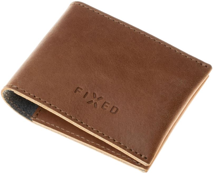 Peněženka FIXED Wallet z pravé hovězí kůže hnědá