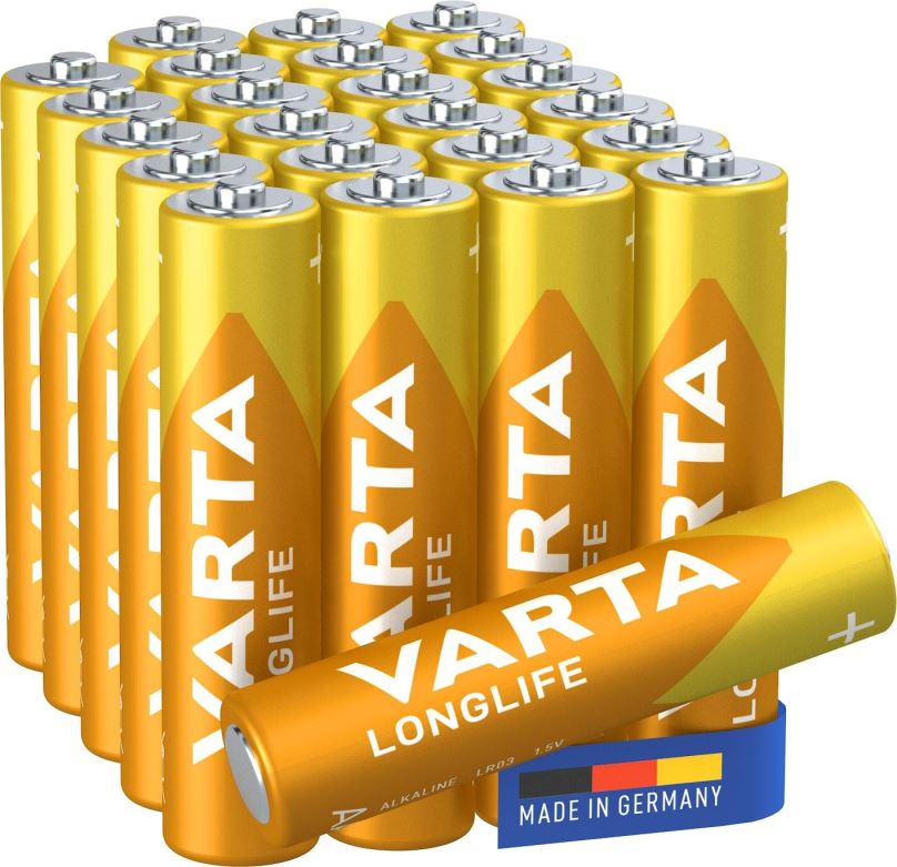 Jednorázová baterie VARTA alkalická baterie Longlife AAA 24ks