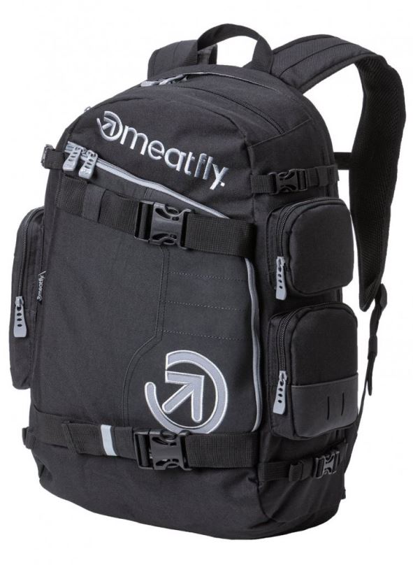 Městský batoh Meatfly Wanderer 5 Backpack Black