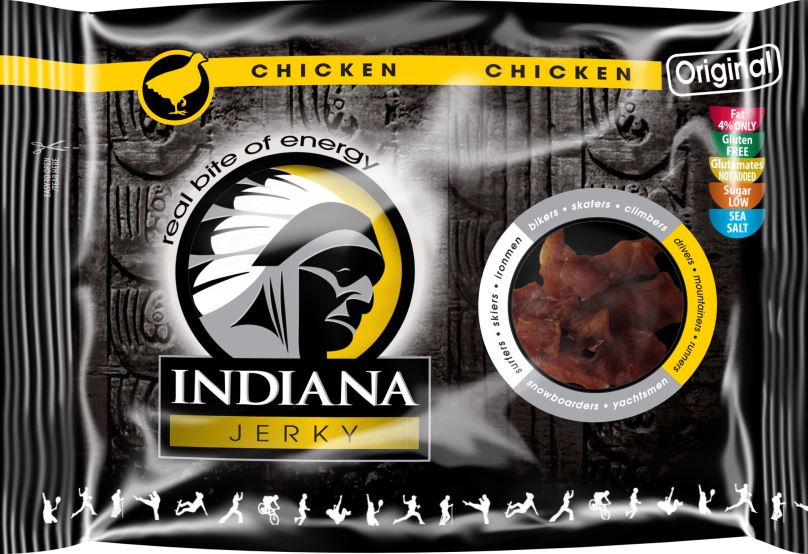 Sušené maso Indiana Jerky chicken Original 100g
