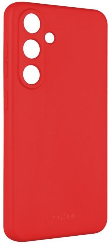 Kryt na mobil FIXED Story pro Samsung Galaxy S24 červený