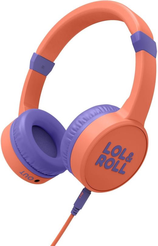 Sluchátka Energy Sistem LOL&ROLL Pop Kids Headphones Orange