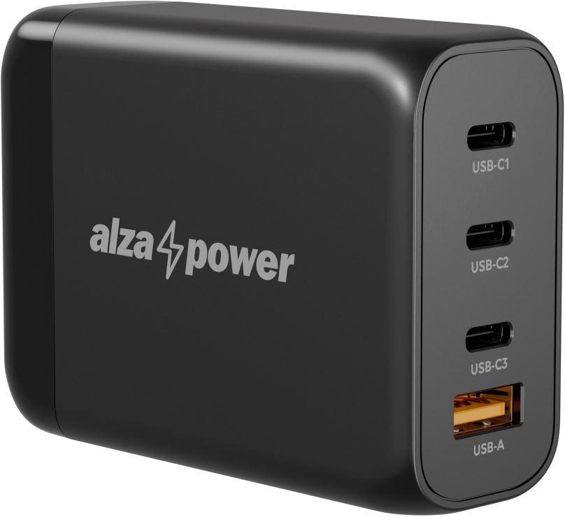 Nabíječka do sítě AlzaPower M400 Multi Charge Power Delivery 120W černá