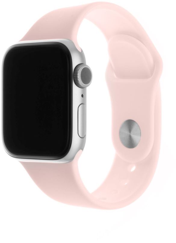 Řemínek FIXED Silicone Strap SET pro Apple Watch 42/44/45/Ultra 49mm růžový