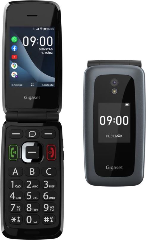Mobilní telefon Gigaset GL7 šedá