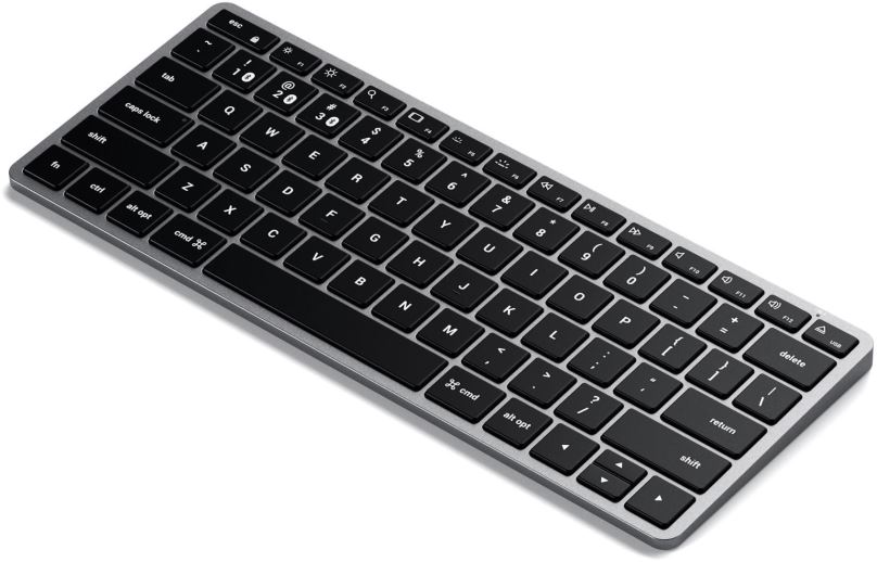 Klávesnice Satechi Slim X1 Bluetooth BACKLIT Wireless Keyboard - Space Grey - US