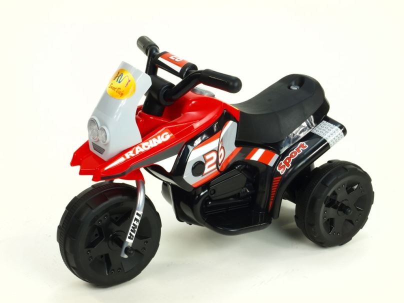 Elektrická motorka pro děti Racing sport, červená