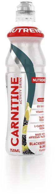 Spalovač tuků Nutrend Carnitine Activity Drink 750 ml, ostružina + limetka