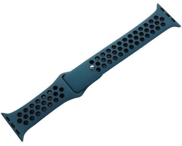 Řemínek COTEetCI sportovní děrovaný řemínek pro Apple Watch 38 / 40 / 41 mm černá/modrá