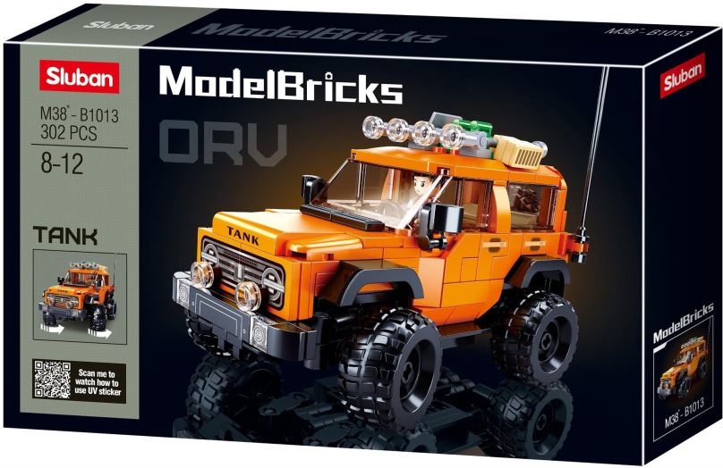 Stavebnice Sluban Model Bricks M38-B1013 Americký SUV vůz